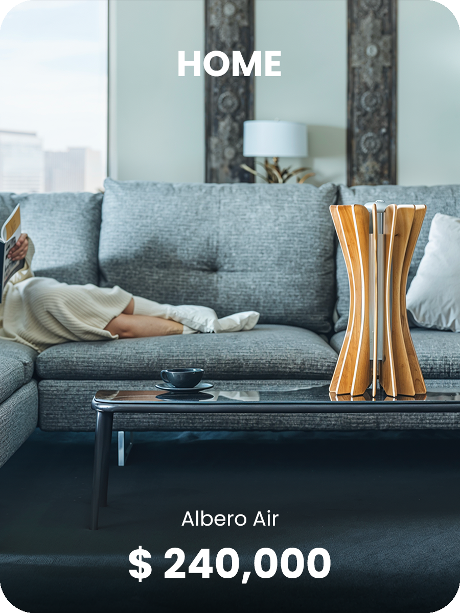 Albero Air crowdfunding campaign, $481,325 raised - CGI key visual produced by IAS Creative