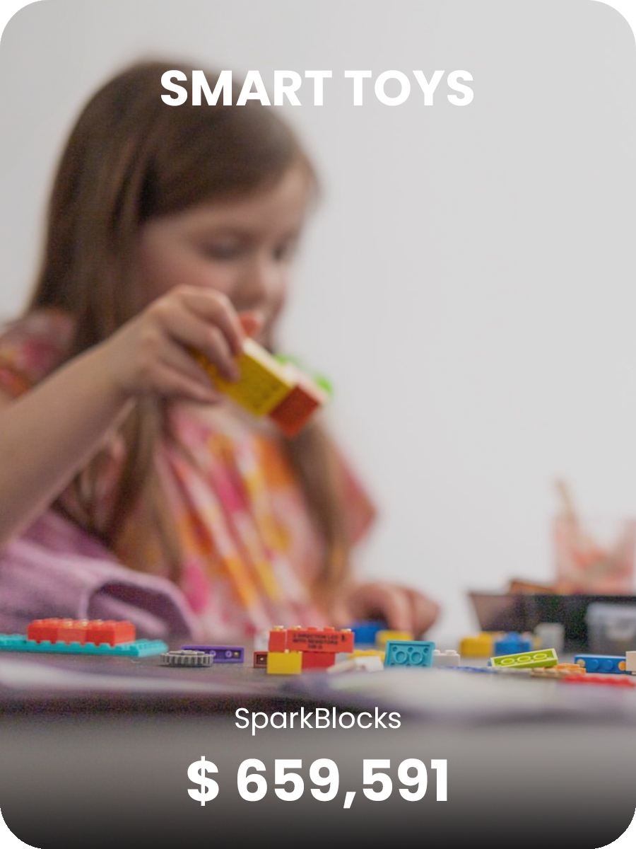SparkBlocks crowdfunding campaign, $659,591 raised - CGI key visual produced by IAS Creative